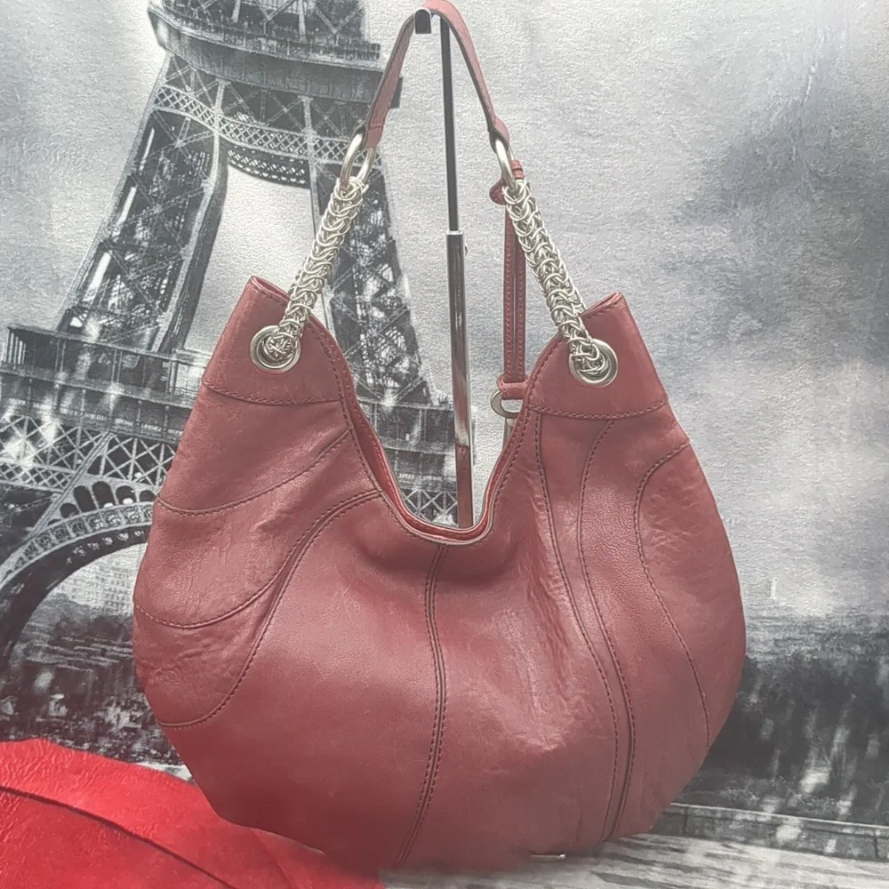 Fossil 54 Burgundy Hobo